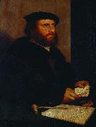 Hans holbein the younger Portrait of a Man oil painting artist